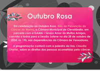 Celebração ao Outubro Rosa