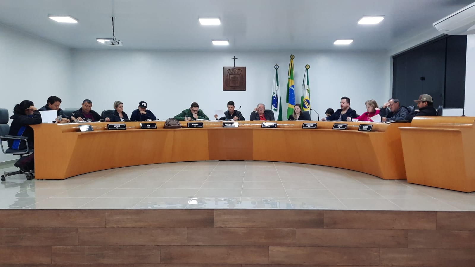 Reunião entre o Poder Legislativo e Executivo